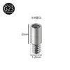 Varilla de Extensión de Aleación de Titanio F136 14G16G 2mm Adecuada para Joyería de Piercing con Rosca Interna Clavo de Lengua Clavo de Ombligo Clavo de Labio Clavo de Ceja