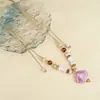 Collar de Perro Dachshund Cerámico de Jingdezhen Fresco, Dulce, Lindo, Moderno y Único, Estilo Dulce y Genial, Collar Infantil y Creativo