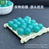 Pedras Soltas Água-Marinha, Pedras Coloridas de Calcedônia, Pedras de Cristal, Acessórios para Pulseira e Colar Multipedras Artesanais DIY em Atacado