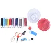 Set de kit de costura para el hogar, herramientas de costura mini portátiles pequeñas, bolsa de costura funcional de almacenamiento y organización, set de kit de costura