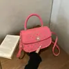 Comércio Exterior Estilo Europeu e Americano Studded com Strass Texturizado 2026 Simples Tendência Moda Minimalista Bolsa Transversal de Mão Ombro Pequena Quadrada