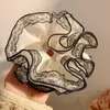 Goma para el pelo extragrande de estilo coreano de alta resistencia, coletero estilo perezoso para niñas, banda elástica para el pelo de alta gama