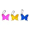 Colgante Reflectante Doble Cara de Mariposa para Mochila Escolar de Estudiante Infantil Llavero Reflectante de Mariposa Colgante Reflectante