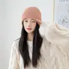 Gorro de lana para mujer, otoño e invierno, cálido, protección para las orejas, gorro de punto, engrosado, moderno, gorro de invierno para el frío, gorro de invierno estilo Chanel