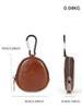 Monedero retro de cuero pequeño y lindo, multifuncional, bolsa para audífonos, mini cartera con cremallera al por mayor