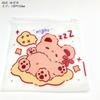 Linda Niña Bolsa Sellada Cuadros Transparentes Conejo Flor Dinosaurio Pequeño Bolsa de Embalaje Herramienta Material DIY Bolsa de Almacenamiento