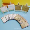 Papelería Creativa Estilo Británico Retro Mini Sobre Europeo Clásico Sobre de Papel Kraft Lindo Sobre Pequeño en Stock