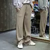 Amazon 2026 Comercio Exterior Transfronterizo Pantalones Casuales de Moda para Hombre Pantalones de Color Sólido con Cordón Moda Urbana para Hombre Ropa para Hombre