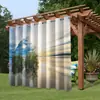 Cortinas Impermeáveis para Exterior e Telas de Janela de Comércio Exterior Transfronteiriço, Toldo e Proteção Solar Moderno para Gazebo Transfronteiriço Série Floresta