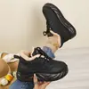 Opções multicoloridas disponíveis, forrados com fleece, sapatos baixos de algodão, design com cadarço, sola grossa macia e flexível, para uso diário no outono e inverno, botas curtas à prova de frio