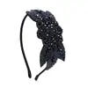 Rainha de Temperamento Europeu e Americano Faixa de Cabelo Étnica Artesanal Retro com Contas e Strass Headband Boêmio de Personalidade Grampo de Cabelo de Viagem