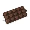 Molde de Silicone para Chocolate Desenho Animado Multiestilo Transfronteiriço Números e Letras Molde de Assar DIY Molde para Fudge Cubo de Gelo