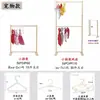 Percha para Ropa de Mascota Perchero Pequeño de Pie para Niños Perchero Pequeño de Madera Maciza para Gato Ropa de Guardería Estante de Almacenamiento