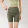 Shorts de Fitness Yoga de Secado Rápido de Cintura Alta, Alternativa Lulu, Pantalones Cortos de Verano de Cinco Puntos Tiburón, Leggings que No Requieren Usar Ropa Interior