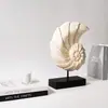 Mesa de Entrada para Sala de Estar de Casa Minimalista Moderna Decoração de Mesa com Esculturas de Conchas Ornamentos Criativos Artesanato Decoração de Sala de Modelo