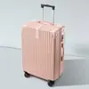 ¡Wow Maleta Personalizada para Estudiantes Mujeres, Trolley de Ángulo Recto Retro Resistente a Rayones Caja con Contraseña, Maleta de Cabina con Marco de Aluminio
