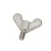 304 Perno Mariposa Accesorios para asta de bandera Acero Inoxidable Tuerca Mariposa Fija 304 Tornillo de Mano 10mm15mm