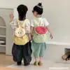 Mochila de Diseño de Nicho Japonés Estilo Fruta Universitario Personalidad de Chica Simple Gran Capacidad Mochila para Estudiante