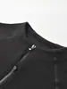 Chaqueta de Lana de Seda Cálida para Otoño e Invierno Ajustada Adelgazante Cuello Alto Cremallera Cárdigan Chaqueta Deportiva Casual de Manga Larga para Mujer