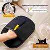 Luvas Eletrostáticas para Remoção de Pelos de Animais, Escova de Pelos Doméstica Bidirecional, Ferramenta de Remoção de Pelos, Luvas de Limpeza para Pelos de Gato e Cachorro