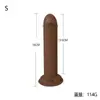 Dildo Suave y Realista de Silicona para Hombres y Mujeres, Pene Artificial Portátil Suave Similar a la Carne, Herramienta Sexual Femenina, Novedad para Adultos
