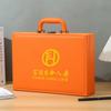 En stock caja de política China Life Taikang caja de cuero para guardar pólizas caja de clasificación de datos de contrato de seguro logo