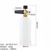 Pistola de agua para lavado de autos de alta presión transfronteriza bote de espuma PA núcleo de válvula de cobre boquilla multifuncional de acero inoxidable lavado de autos boquilla de pistola con núcleo de aluminio