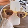 Óculos de sol olho de gato estilo coreano verão feminino Internet celebridade pequeno rosto redondo foto óculos de sol de alta qualidade ins estilo proteção solar e óculos de sombreamento