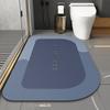 Alfombra de piso de barro de diatomeas estilo nórdico simple para el hogar, baño, alfombra antideslizante, felpudo absorbente para puerta de baño, entrega de una pieza