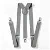 Nuevos Tirantes Unisex para Adultos de 2.5 cm Poliéster Clip de Sujeción Elástico Tirantes Elásticos Venta Directa de Fábrica
