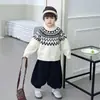 Suéter Grueso de Media Altura para Hombre y Niño, Bloques de Color, Capa Base, Ropa Interior o Exterior, Otoño/Invierno, Nuevo Llegado, Jersey, Manga Larga, Tejido