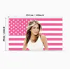 Tapiz Bandera Americana Rosa Decoración del Hogar