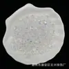 Accesorios para Joyería Hecha a Mano DIY de 36 Caras Iridiscentes de Doble Color, Cuentas Sueltas de Agujero Recto para Pulseras de Cuentas Sitio Web de Transmisión en Vivo