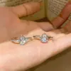 Anillo de Calabaza Pequeña Super Brillante de Zircón, Sencillo y Moderno, Versátil, Anillo de Estilo de Nicho de Gama Alta, Nuevo Exquisito Accesorio de Mano 2026