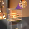 En Stock Entrega Rápida Exhibidor de Pie para Cajas Ciega de Madera Gabinete Transparente a Prueba de Polvo para Exhibir Muñecas Caja de Exhibición para Figuras
