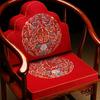 Cojín de respaldo nuevo estilo chino Redwood Circle Chair Cushion Respaldo integrado Rohan Bed Cloud Pillow Tea Chair Cushion Cojín de cintura