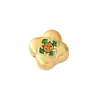 Accesorios estilo chino Chapados en oro Cuentas espaciadoras Pulsera hecha a mano para DIY Cadena para teléfono Color del Dios de la Riqueza Amarillo Colgante de la fortuna que conserva el color Agujero grande Venta al por mayor