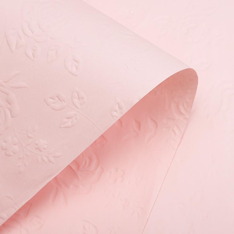 sku8_玫瑰花压纹纸【水密粉】10张;58_58cm