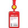 Portatarjetas retráctil con hebilla para identificación de trabajo, personalización, gafete de empleado, cordón para gafete, marca de fábrica, gafete escolar para estudiante, tarjeta de comida, permiso de trabajo