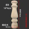 Columnas Naturales Cilíndricas de Madera Maciza, Piezas Decorativas Pequeñas de Madera, Columnas de Soporte de Puente para Gabinete de Vino, Columnas de Soporte Pequeñas con Forma de Calabaza, Palos de Madera, Patas de Madera