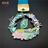 Ornamentos de Medalha Revestidos com Tinta Esmaltada Metálica, Lembranças de Eventos Corporativos, Prêmios de Competições Esportivas Escolares, Liga de Zinco