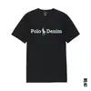 Camiseta de algodão estampada Ralph Lauren Polo transfronteiriça, envia em até 48 horas, 100% algodão, estilo unissex