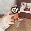Correa de Bucle de Nailon Deportiva de Doble Sección Adecuada para Apple Watch Series 6789 iWatch S10 Ultra Correa de Muñeca