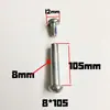 Ruedas de Maleta 6mm-8mm Remache Tornillo Dedicado Varilla de Unión Rueda de Estuche Reparación de Equipaje Remache de Reemplazo