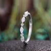 Anillo apilado Cao Shike para mujer, diseño de nicho, estilo japonés moderno y frío, ligero, de lujo, personalizado.