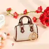 Mini Miu Bolso Almohada Estilo Coreano Billetera para Monedas, Bolso Cruzado al Hombro Versátil de Moda, Bolsa de Almacenamiento, Bolsa Pequeña con Colgante