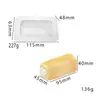 Molde de Silicona Squishy para Alivio del Estrés Forma de Plátano Galleta Soufflé Rollo de Crema Molde Hecho a Mano DIY Juguete de Comida