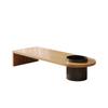 Mesa de té Tatami de madera maciza de tronco japonés Combinación de mesa de té y silla 2024 Nuevo hogar Sala de estar Balcón Mirador Mesa baja