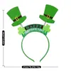 Stock Listo de Fábrica Transfronterizo Amazon Xiyin Temu St. Set de Gafas de Decoración para Fiesta Irlandesa del Día de San Patricio