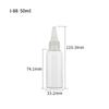 Frasco Plástico PET 60ml Frasco PET para Gota Otológica com Bico Pontiagudo, Frasco Squeeze Dispensador de Pigmento 50ml, Produto Transfronteiriço Mais Vendido